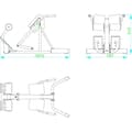 Miniatyrbillede 4 af 4: Dkn Technology Romersk Stol F2g Sort