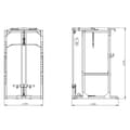 Miniatyrbillede 2 af 2: Dkn Technology Multifunktionel Maskine Hi Pulley/low Row Sort