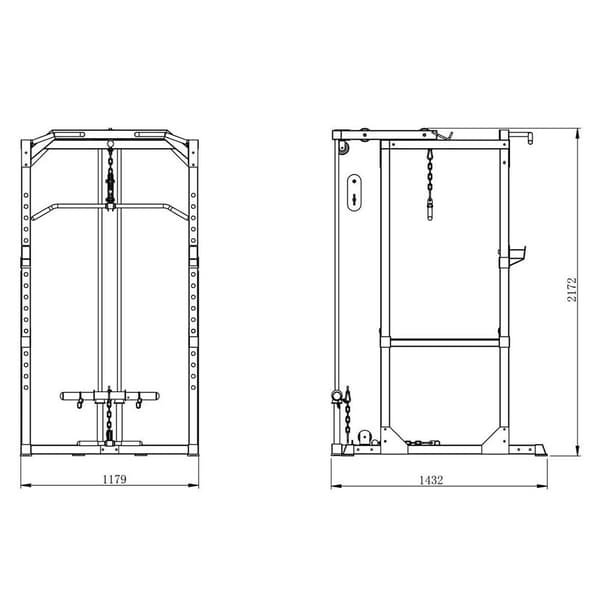 Dkn Technology Multifunktionel Maskine Hi Pulley/low Row Sort