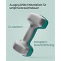 Pikkukuva 5 / 7: Rootz 2-osaiset käsipainot - Käsipainot - Valurauta - Neopreenipinnoite - Voimaharjoittelu - Kompakti koko - Ergonominen kahva - Tummanvihreä - 20 cm