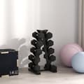 Miniatyrbild 9 av 10: Rootz SPORTNOW Hantelställ - Viktställ - Hantelhållare - Utrymmesbesparande design - Hållbar konstruktion - Skyddsegenskaper - 35cm x 33cm x 66cm - St