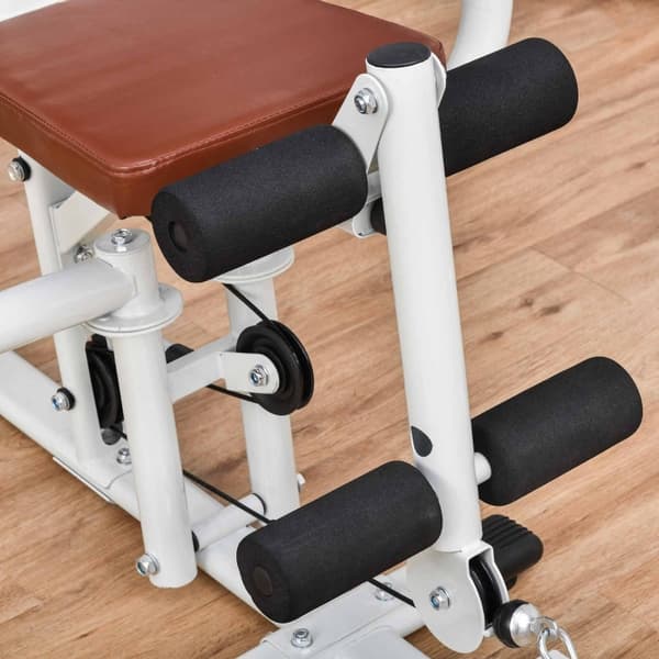 Rootz Gym Strength Station - Hjemmefitnessløsning - Multigymnastik - Holdbar stålramme - Workout for hele kroppen - Komfortabel og sikker - 150 cm x 1