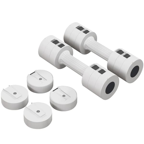Rootz justerbara hantlar set - vikter - fitnessvikter - Portable & Compact - 7,5 cm x 26,5 cm - Boost Strength & Endurance