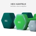Miniatyrbillede 7 af 11: Rootz -håndvægtssæt med rack - Vægtsæt - Fitnessvægte - Rumbesparende - håndvægt: 14x6x6, 19.5x8.5x8.5, 22x9.7x9.7cm - Rack: 42x10x30cm
