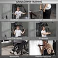 Miniatyrbillede 4 af 9: Multifunktionel Fitness Station, 170x104x205 cm, Sort