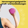Miniatyrbild 3 av 4: Rootz hanteluppsättning - Neoprenbelagda vikter - Fitnessvikter - Slip -resistent - 13,5 x 6,5 cm