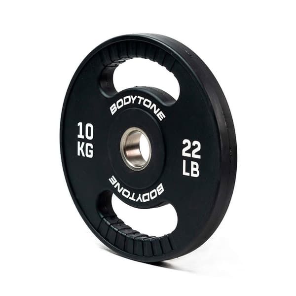 Bodytone Urethane Olympic Plate 10kg Silver 10 kg