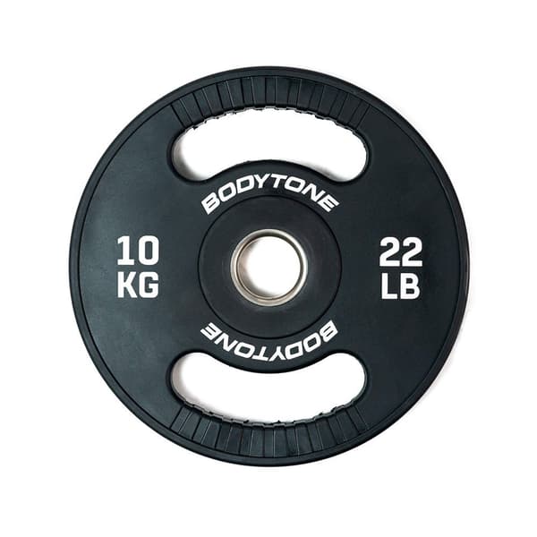 Bodytone Urethane Olympic Plate 10kg Silver 10 kg