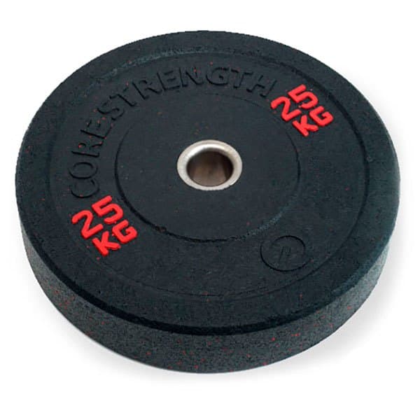 Olive Olympic Hi Temp Bumper Plate Svart 15 kg
