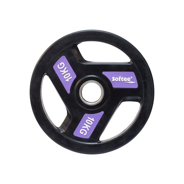 Softee Olympic Disc 10kg Svart 10 kg