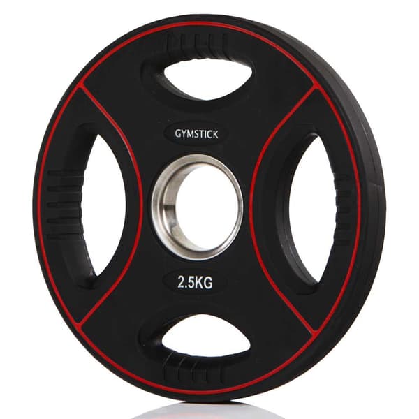 Gymstick Pro Pu Weight Plate 5kg Unit Musta 5 kg