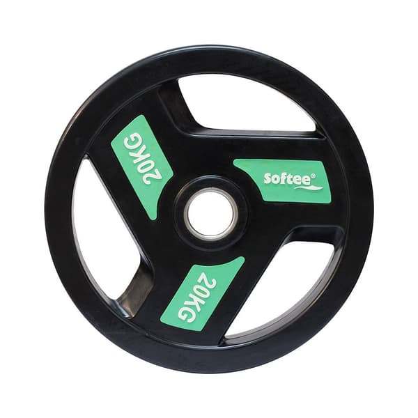 Softee Olympic Disc 20kg Svart 20 kg
