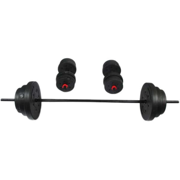 Keboo Vægtstangsæt Serie 300 50kg Sort 50 kg