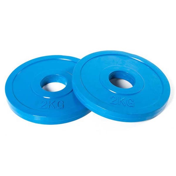 Olive Olympic Fractional Plate 2kg Blå 2 kg
