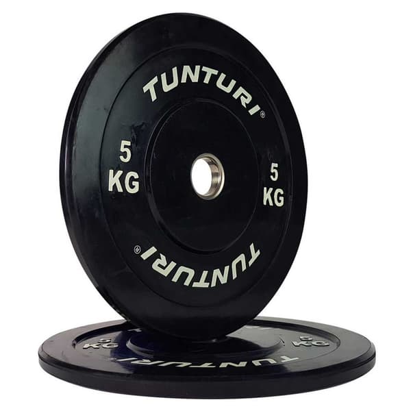 Tunturi Disk Bumper Plate Svart 10 kg