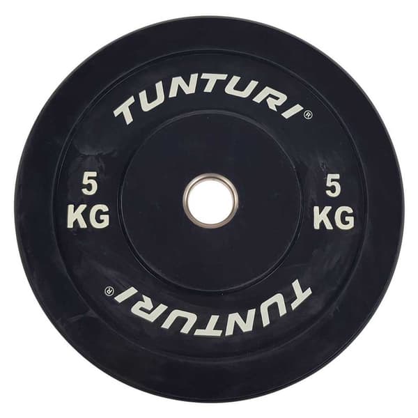 Tunturi Disk Bumper Plate Svart 25 kg