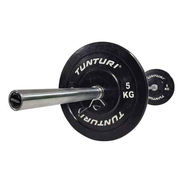 Tunturi Disk Bumper Plate Svart 25 kg
