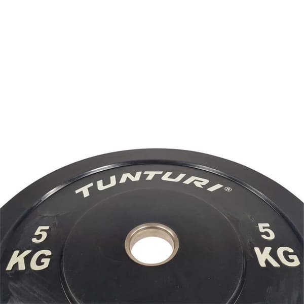 Tunturi Disk Bumper Plate Svart 25 kg