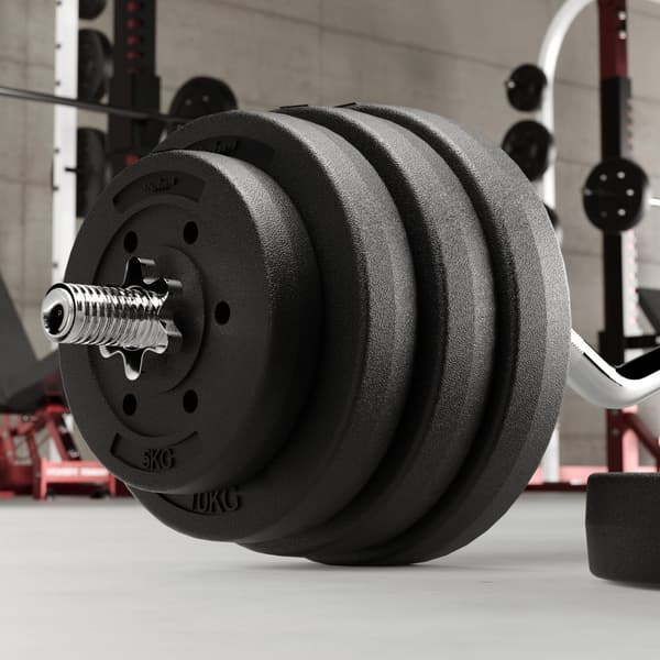 Set med bituminösa vikter 2x10kg, hål 31mm, REBEL ACTIVE