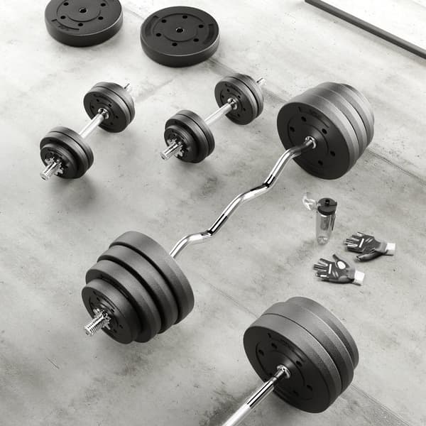 Bitumikuormasarja 30kg (8x1,25kg + 4x2,5kg + 2x5kg), reikä 31mm, REBEL ACTIVE