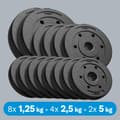 Pikkukuva 9 / 10: Bitumikuormasarja 30kg (8x1,25kg + 4x2,5kg + 2x5kg), reikä 31mm, REBEL ACTIVE