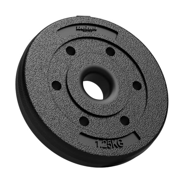 Bitumikuormasarja 30kg (8x1,25kg + 4x2,5kg + 2x5kg), reikä 31mm, REBEL ACTIVE