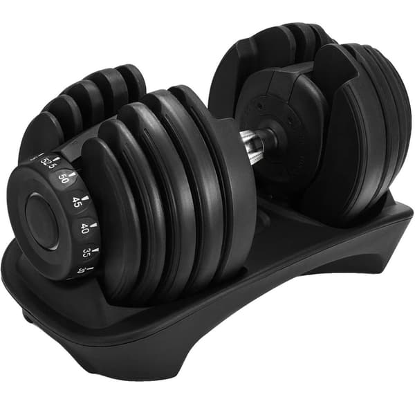 Justerbar Håndvægt, Vægtområde 5-52,5 lbs, Anti-Slip Håndtag,1 stk 40KG 1 pcs 40KG