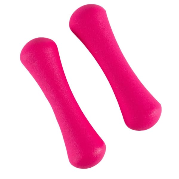 GJUTJÄRNSVIKTER TÄCKTA MED NEOPREN 2 X 1 KG