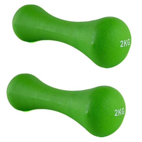 NEOPREENILLÄ PEITEETTY VALURAUTAPAINOT 2 X 2 KG