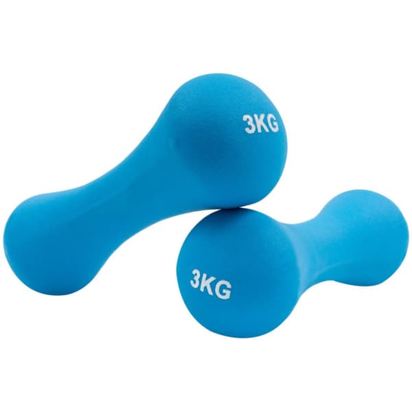 GJUTJÄRNSVIKTER TÄCKTA MED NEOPRENE 2 X 3 KG