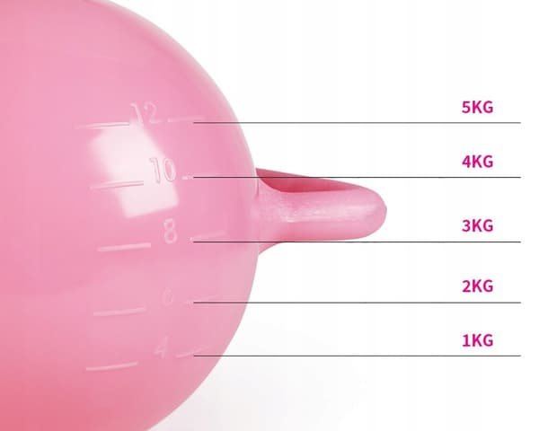 Kahvakuula veteen, säädettävä 1-5 kg, käsipaino, violetti