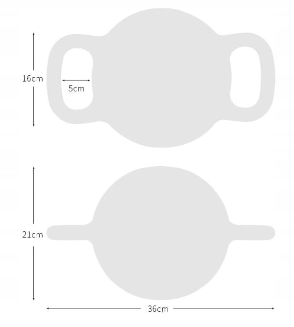 Vattenkettlebell, justerbar 1-5 kg, hantel, blå
