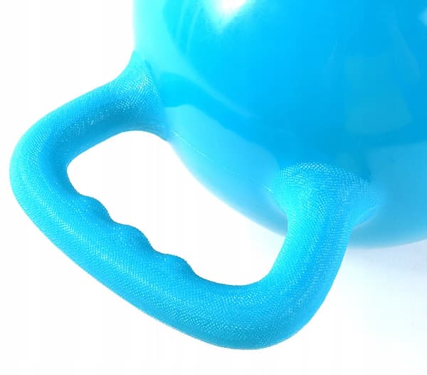 Vattenkettlebell, justerbar 1-5 kg, hantel, blå