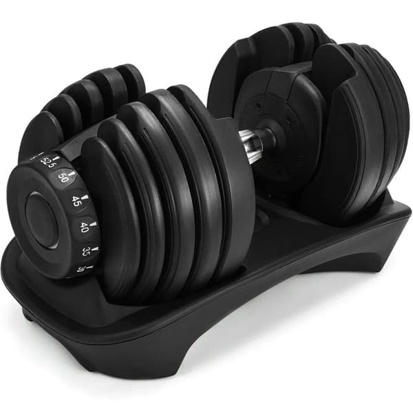 Justerbar Hantelset, Anpassningsbar Vikt upp till 52,5 lbs, Hållbar Konstruktion, Platsbesparande Design,1 st 40 kg