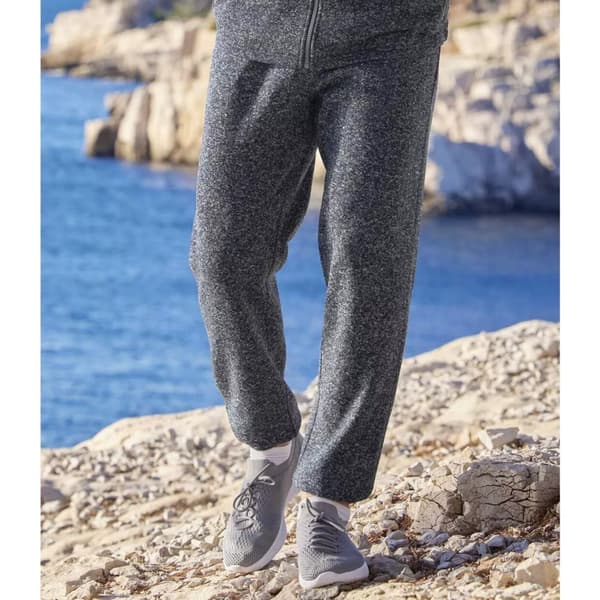Atlas For Men Mens Brushed Fleece Elasticated Waist Jogging Bottoms