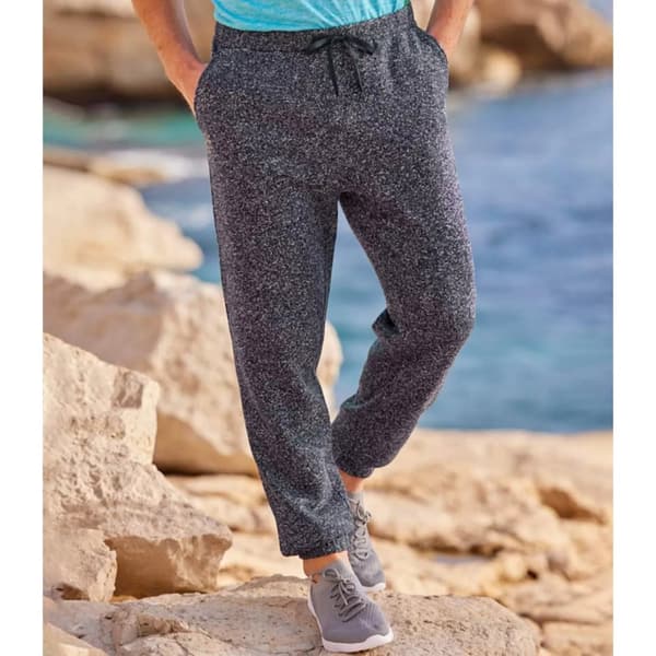 Atlas For Men Mens Brushed Fleece Elasticated Waist Jogging Bottoms