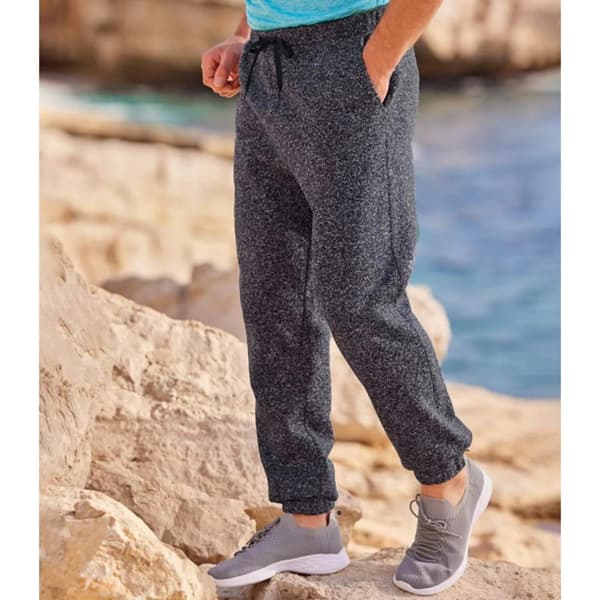 Atlas For Men Mens Brushed Fleece Elasticated Waist Jogging Bottoms