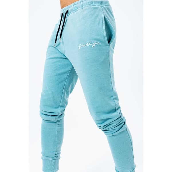 Hype Mens Acid Wash Jogging Bottoms