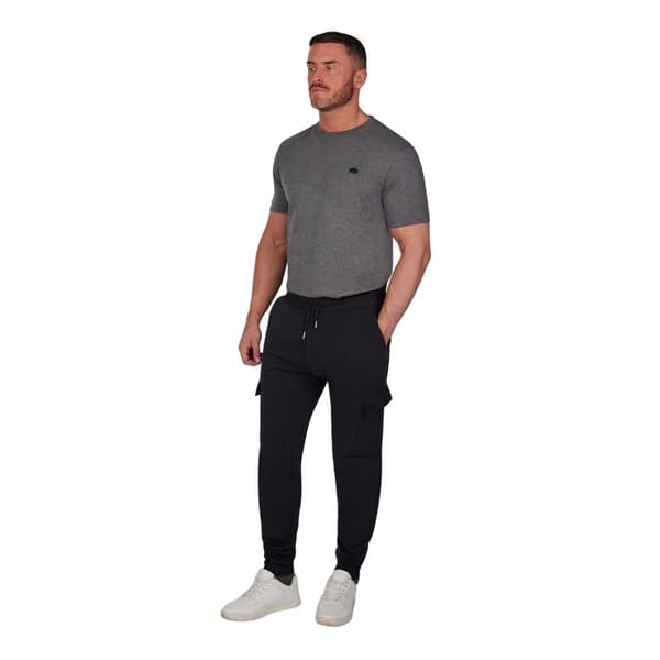 Raging Bull Mens Cuffed Ankle Cargo Jogging Bottoms