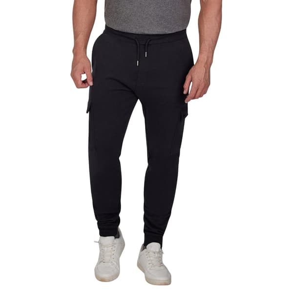 Raging Bull Mens Cuffed Ankle Cargo Jogging Bottoms
