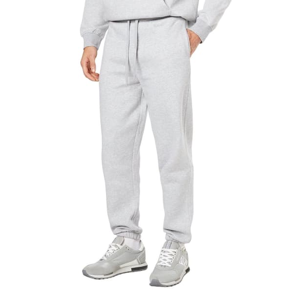 Burton Mens Jersey Relaxed Fit Jogging Bottoms Grey Marl L