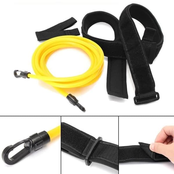 Simbältsrep - YOLISTAR - Motståndsband - Nylon och Latex - Svart