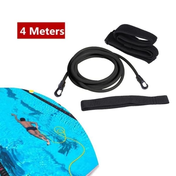 Simbältsrep - YOLISTAR - Motståndsband - Nylon och Latex - Svart