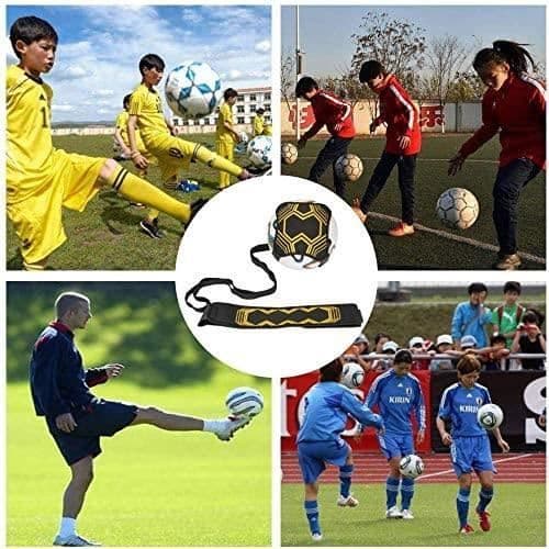 Justerbart bälte, för fotboll/volleyboll/rugbyträning, ensam träningshjälp för barn och vuxna