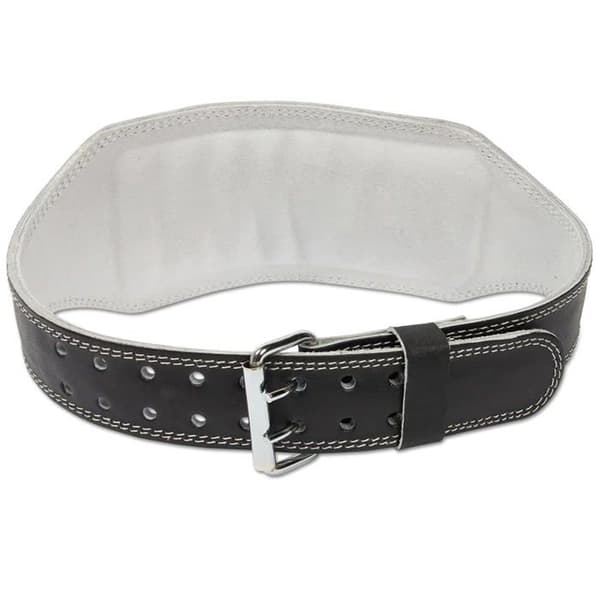 Styrkebälte - Gorilla wear stödbälte - 9910790015 - Lumbal läder Fitness bälte - 6 tum