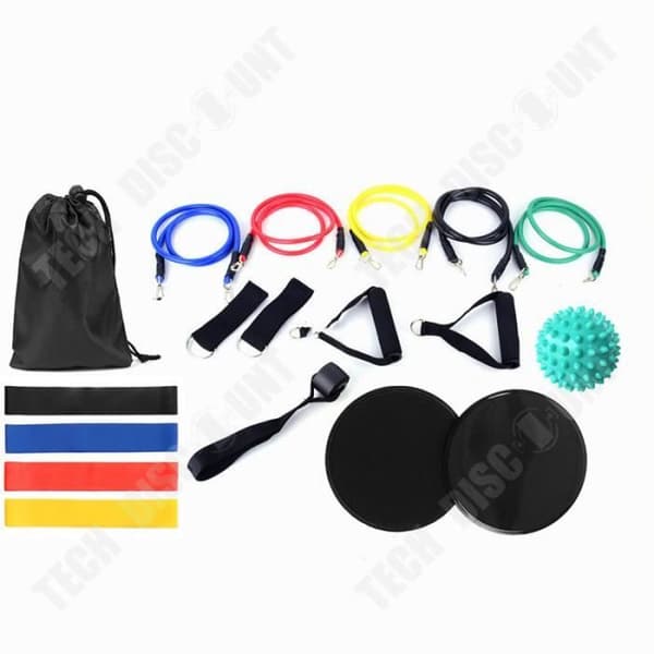 TD® 1 set st motståndsband set sport hem 18 träningsprodukter Träningsutrustning