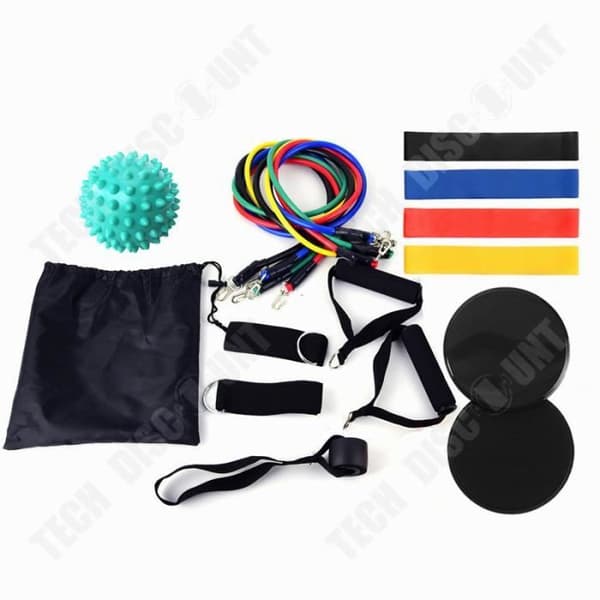 TD® 1 set st motståndsband set sport hem 18 träningsprodukter Träningsutrustning