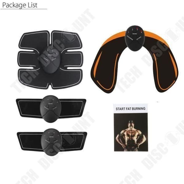 TD® Electric Machine Höftmuskelstimulering Träning Träning Sport Bodybuilding Elektrisk stimulering 6 lägen 10 Intensitet