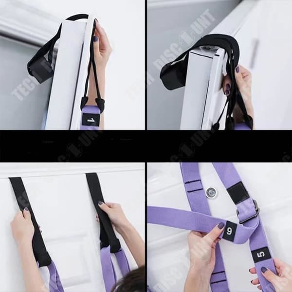 TD® Aerial yoga sling hem yoga rep dörr hängande yoga elastiskt midjeband nedre midja extra spännbälte