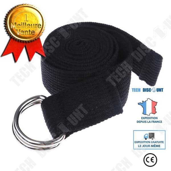 TD® Prem Yogabälte Slackline Stretch Band Matta Yogarem Träningsverktyg Soft Bar Yo Tillbehör